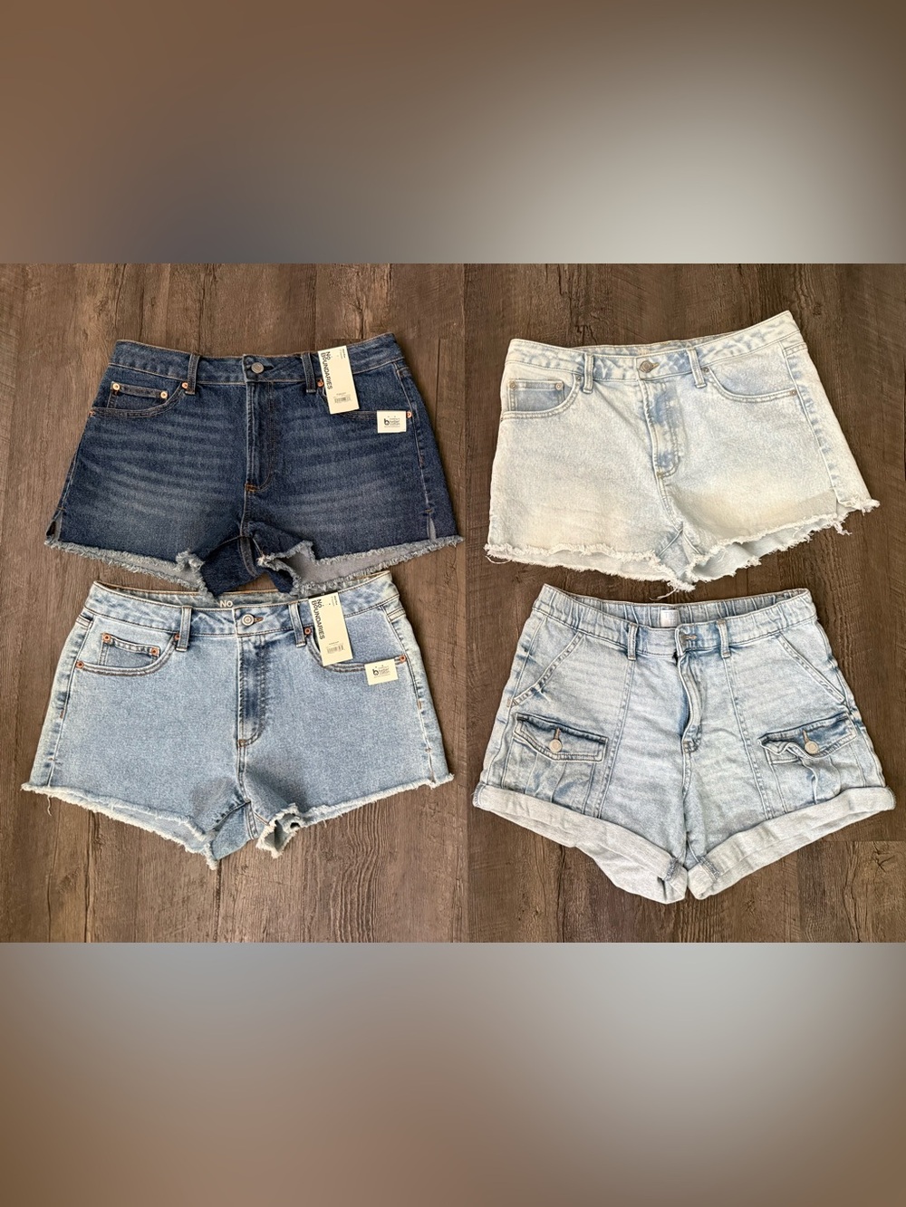 NWT No Boundaries Women’s / Juniors Denim Shorts - Sz 12 & 10